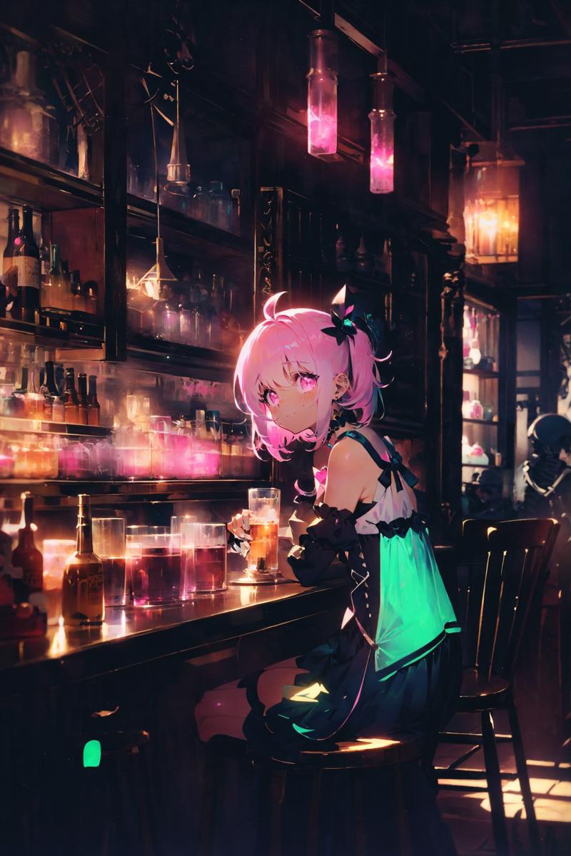 606247209521969889-516988648-tavern scenes, charming personified skeleton, charming anime characters, i can't believe how beautiful this is, light magenta an.jpg